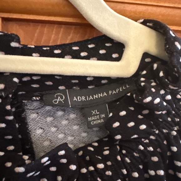 Adrianna Papell Polka Dot blouse - Picture 4 of 4